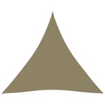 vidaXL Voile de parasol Tissu Oxford triangulaire 4 5x4 5x4 5 m Beige