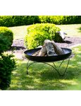Brasero de jardin VILANY en acier avec ou sans couvercle - Sans couvercle