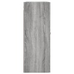 vidaXL Armoires murales 2 Pièces sonoma gris 69 5x34x90 cm