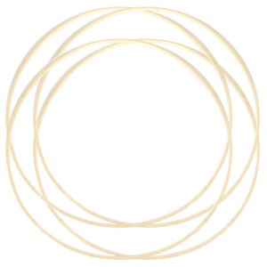 4 cercles en bambou Ø 35 cm