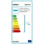 Smartwares Plafonnier 40x40x10 cm Noir