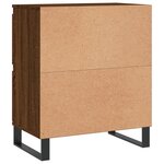 vidaXL Buffets 3 Pièces Chêne marron Bois d'ingénierie