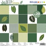 Bloc papier 30 cm Deep Green 40 feuilles