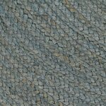 vidaXL Tapis fait à la main Jute Rond 180 cm Vert olive