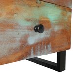 vidaXL Tables de chevet 2 Pièces 40x33x46 cm Bois massif de récupération