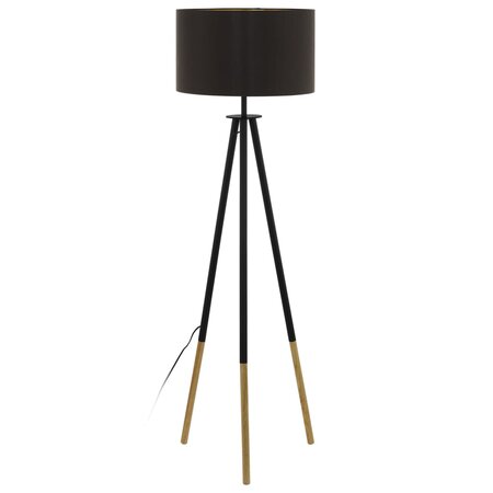 Eglo lampadaire bidford marron