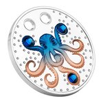 OCTOPUS argent monnaie 500 Francs Cameroon 2022