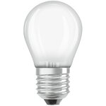 Osram ampoule led sphérique verre dépoli 4w=40 e27 chaud