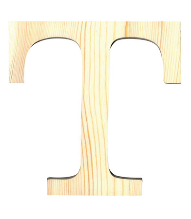 Alphabet en bois 11 5cm Lettre T