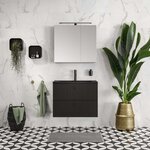 Tiger Lampe de miroir à LED Ancis 60 9 cm Noir