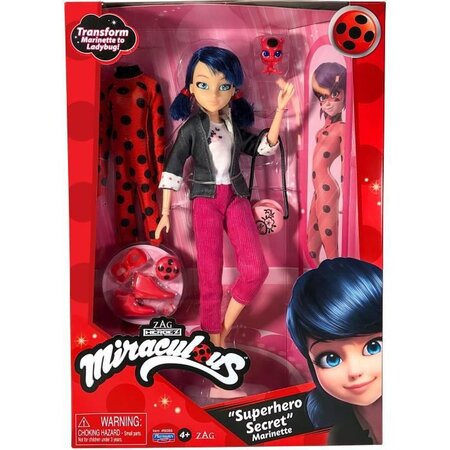 Miraculous ladybug - poupée mannequin 26 cm et ses deux tenues
