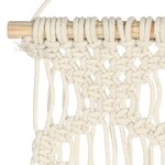 vidaXL Cintre mural en macramé 40x80 cm Coton