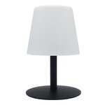 Lampe de table sans fil led standy mini noir acier h25cm