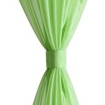 vidaXL Rideau fin Vert pomme 140x175 cm 2 Pièces
