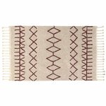 Tapis coton Berbère - beige -120 x 160