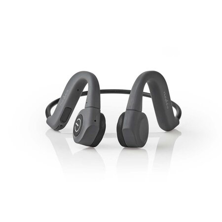 Casque à conduction osseuse | 6,5 heures d'autonomie | Connexion Bluetooth | Mémoire interne de 8 Go | Gris
