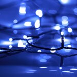 vidaXL Guirlande LED avec 150 LED Bleu 15 m PVC