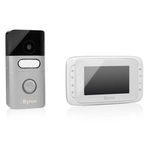 Byron interphone vidéo sans fil 16 4x13 5x2 cm blanc