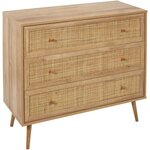 Commode en bois 3 tiroirs bali