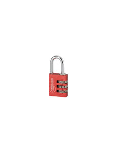 THIRARD - Cadenas à code Maxium Color Rouge intérieur aluminium 30mm