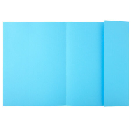 Paquet de 50 chemises 250g 1 rabat JURA 250 Carte 240 g Bleu clair EXACOMPTA