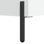 vidaXL Buffet haut Blanc 34 5x34x180 cm Bois d'ingénierie