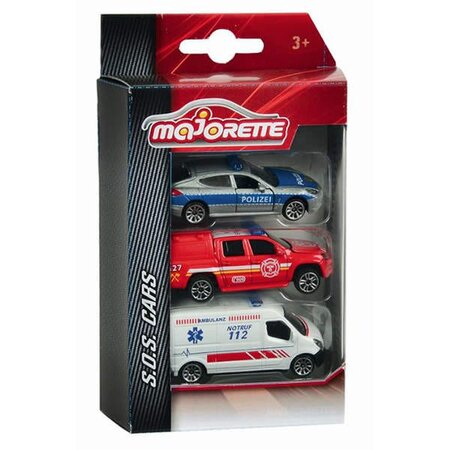 Majorette sos cars 3 véhicules 235939