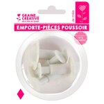 Emporte Piece Poussoir Losanges 4 Pièces