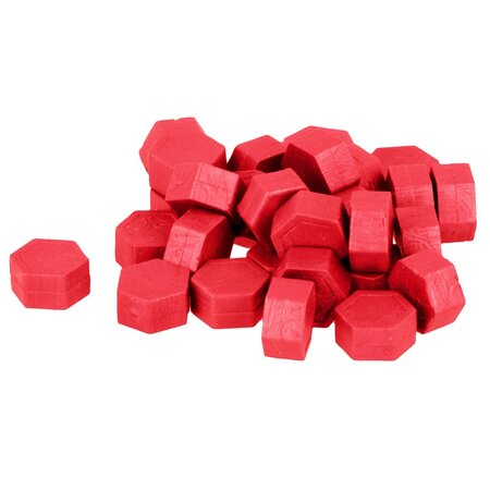 Perles de cire hexagonales 30 g - Rouge