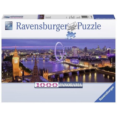 Puzzle 1000 pieces - londres de nuit (panorama) - ravensburger - puzzle adultes - des 14 ans