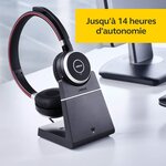 Jabra evolve 65 mono - casque supra-auriculaire sans fil - casque optimisé unified communications avec batterie longue durée - a
