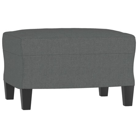 vidaXL Repose-pied Gris foncé 60x50x41 cm Tissu