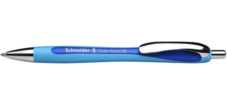 Stylo à bille slider rave bleu pointe extra large bleu schneider