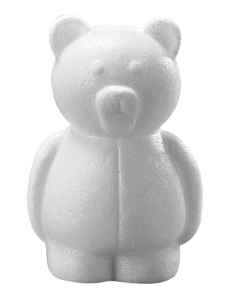Ourson en polystyrène 15 cm
