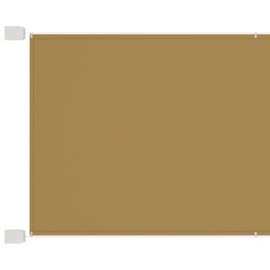vidaXL Auvent vertical Beige 250x270 cm Tissu oxford