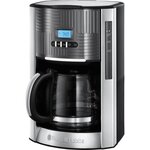 Russell Hobbs 25270-56 Machine a Café, Cafetiere Filtre Programmable  Geo Steel 1,5L, Maintien au Chaud, Illumination Claire