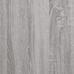 vidaXL Buffet Sonoma gris 34 5x34x90 cm Bois d'ingénierie