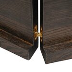 vidaXL Dessus de table bois chêne massif traité bordure assortie