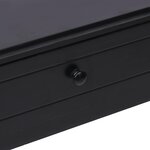 vidaXL Table console Noir 90 x 30 x 77 cm Bois