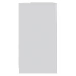 vidaXL Buffet Blanc brillant 70x40 5x75 cm Aggloméré