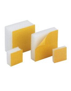 (lot  de 250 plots) plot adhésif mousse permanent 100 x 100mm