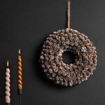 Couronne mini pommes de pin Ø 30 cm