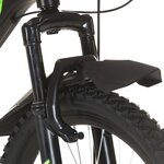 vidaXL Vélo de montagne 21 vitesses Roues de 26 pouces 36 cm Noir