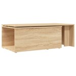vidaXL Table basse Chêne sonoma 150x50x35 cm Aggloméré