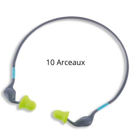 10 arceaux anti-bruit uvex xact-band
