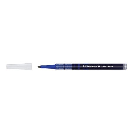 Recharge mine pour roller pointe fine bleu tombow