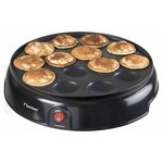 Bestron Appareil à poffertjes hollandais APFM700Z 800 W Noir
