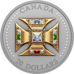 Monnaie en argent 20 dollars g 31.39 millésime 2023 st edward crown