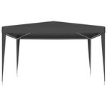 vidaXL Tente de réception professionnelle 4x4 m Anthracite 90 g/m²