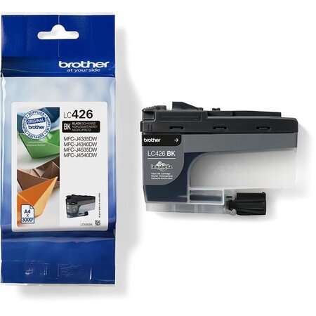 Brother - cartouche d'encre lc426bk - noir capacité standard de 3000 pages - pour mfc-j4340dw  mfc-j4540dw et mfc-j4540dwxl